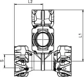 Wabco - 8939058014 - Block Standard 4-Wege