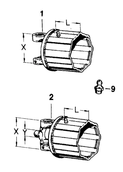 Walterscheid - 1168164 - Gabelgehaeuse K33B.=203103 W2200