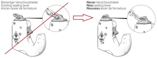 Walterscheid - 1202398 - Verriegelungshebel
