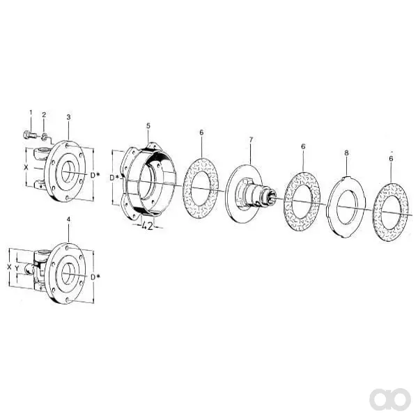 Walterscheid - 162051 - Bruecke 1 3/8 70x25x20