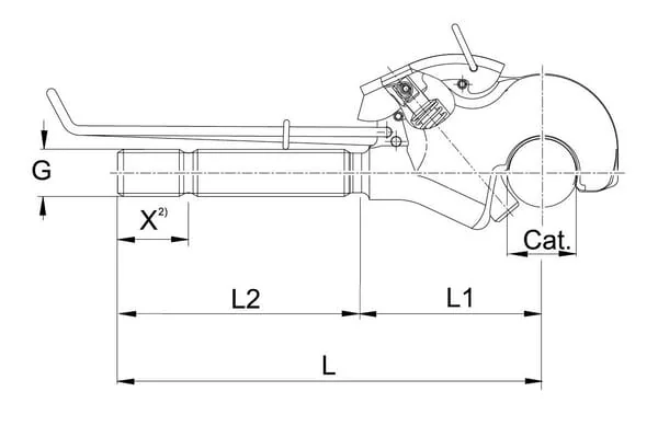 Walterscheid - 307217 - Oberlenkerfanghaken Kat.2 M36