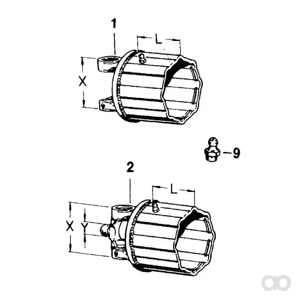 Walterscheid - 353114 - Gabelgehaeuse K32 W2400