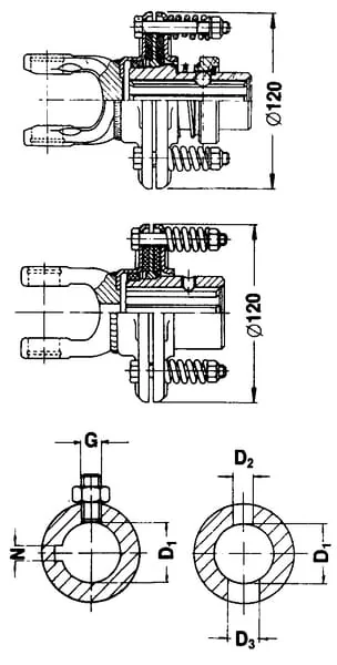 Walterscheid - 561001940 - Kupplung W2100-K94/1-30B