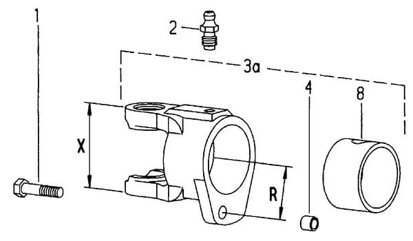 Walterscheid - 571709 - Nabe K61/1-13/8(Rad42-M 6/M8)