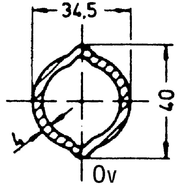 Walterscheid - 7511661000H - Profilrohr OV-H 1000mm