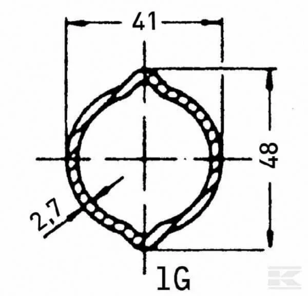 Walterscheid - 751600 - Profilrohr 1G