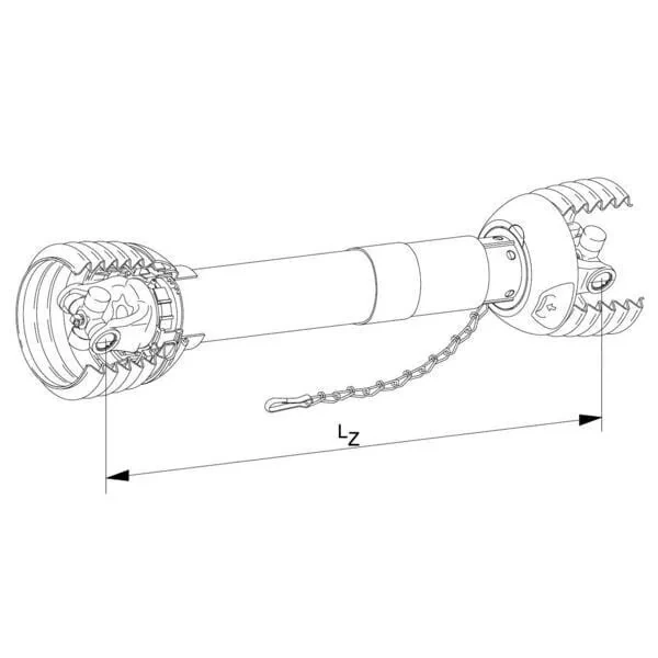 Walterscheid - P4001210S4S5OG - PTO-Welle Ohne Endkreuzgelenke