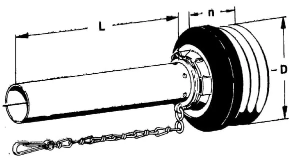 Walterscheid - SD151000I - Schutzrohr 1000 Innenrohr