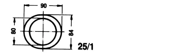 Walterscheid - SD2511000WWZ24 - Schutzrohr Zweiseitig WW 2480