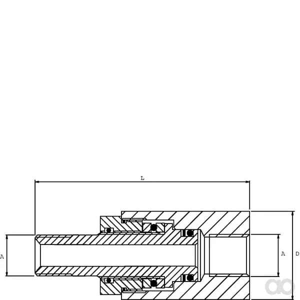 Walvoil - 235520 - Drehkupplung 1-1/4 180°