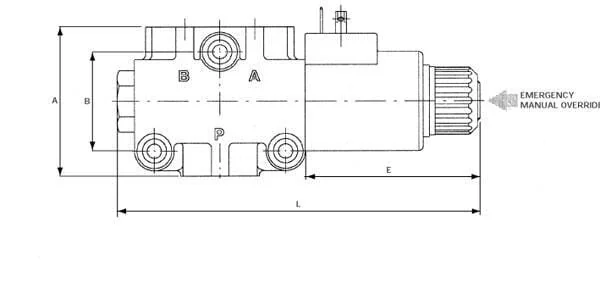 Walvoil - DFE103001L - Ventil DFE10 3/2, 12 VDC 1/2