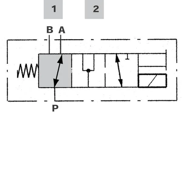 Walvoil - DFE103003 - 3/2 Ventil 12 DC 3A G08 1