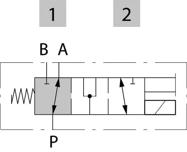 Walvoil - DFE103004 - 3/2 Ventil 24V DC 05 3A G08
