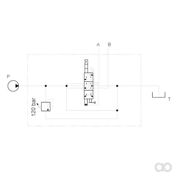 Walvoil - SD41009 - Lenkventil SD4/1-G31N9A, 1 Sektion