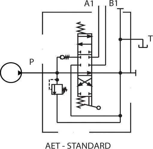 Walvoil - SD51014 - Lenkventil SD5/1-18-AE/AET, 1 Sektion