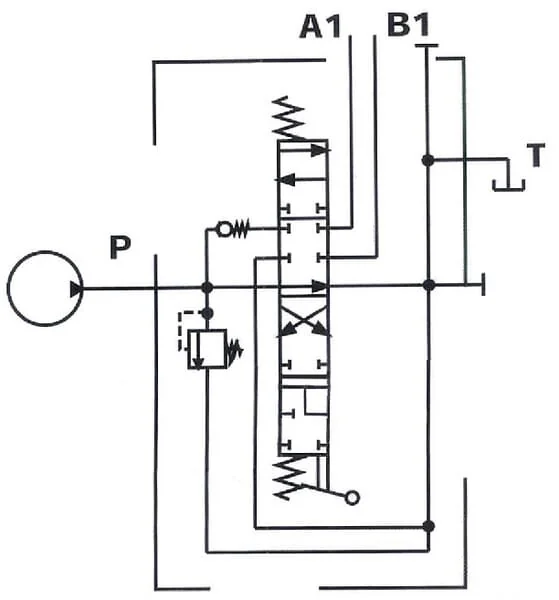 Walvoil - SD51098 - Lenkventil 813F-AET, 1 Sektion