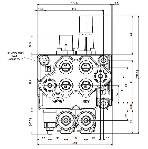 Walvoil - SD52003 - Lenkventil 18-513L-AET