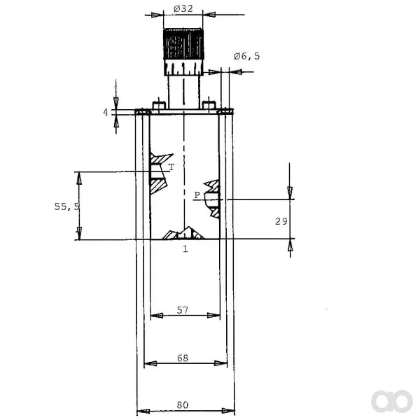 Walvoil - SV70B - Servodrehknopf SV70-B/001A-001A