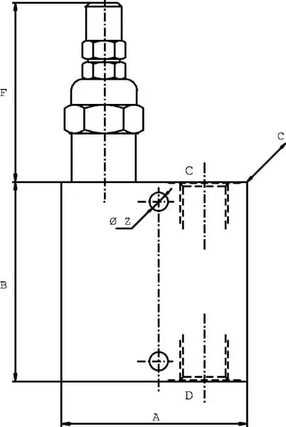 Walvoil - VDSRL05012 - Sequenzventil VDSRL05 A 06S B