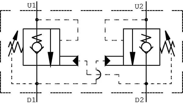 Walvoil - VODL05001 - Ausgleichsventil A 06 S B 3/8