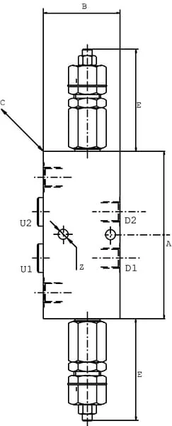 Walvoil - VODL05001 - Ausgleichsventil A 06 S B 3/8