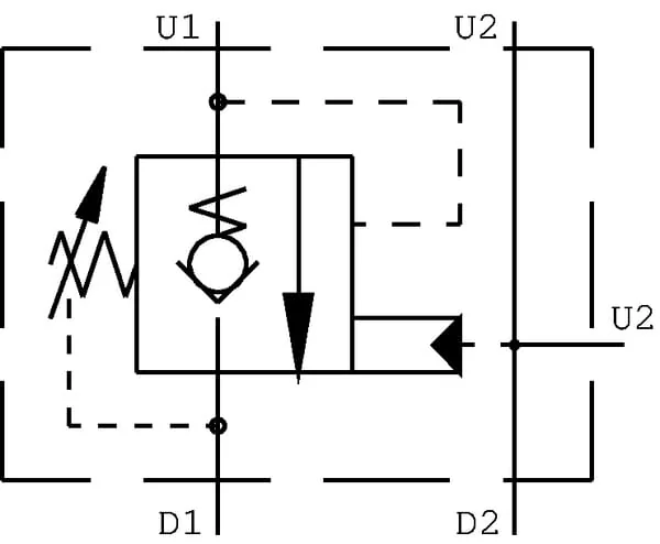 Walvoil - VOSL10001 - Ausgleichsventil A 08 S B 1/2