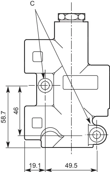 Webtec - FV200501J - Stroemungsteiler FV200 25-75%