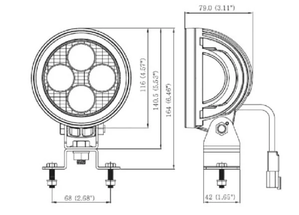 Weldex - WDWL4140RD - Arbeitsleuchte LED