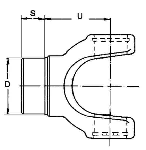 Welte - EDS171206321 - Gabel, Aufschweiss, 63,2 mm, 120 Elbe