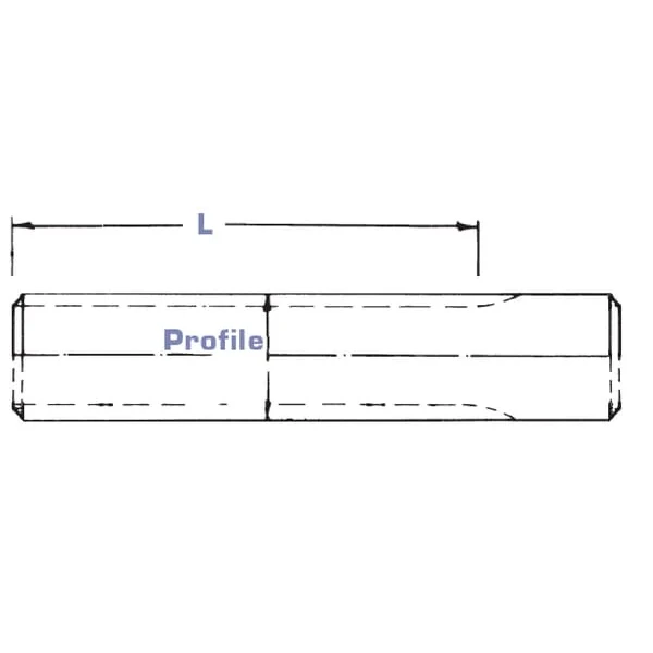 Welte - EDS220650257 - Keilwellenwelle L=550 mm