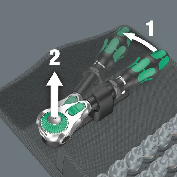 Wera - 05003536001 - Steckschlüsselsatz 3/8" 8100 SB All-In