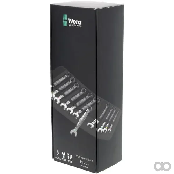 Wera - 05020231001 - Kombinationsschlüssel-Set Joker 6003 11-Teilig