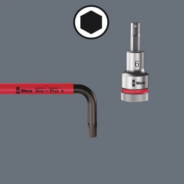 Wera - 05022669001 - Winkel-Schraubendreher-Set 3950/9 HEX-Plus Edelstahl 1