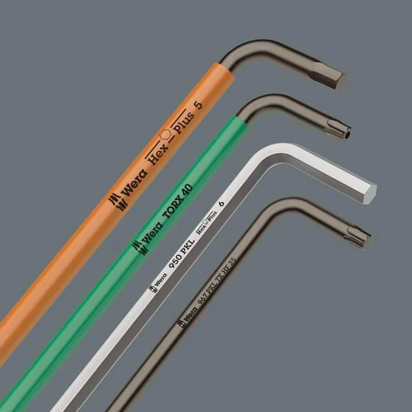 Wera - 05022669001 - Winkel-Schraubendreher-Set 3950/9 HEX-Plus Edelstahl 1