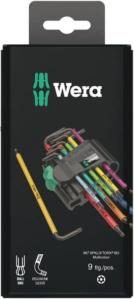 Wera - 05073599001 - Winkelschraubendreher-Set 967/9 TX BO