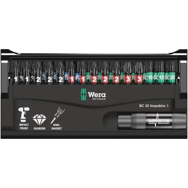 Wera - SC057690 - Bits-Sortiment Impaktor 30 Stk.