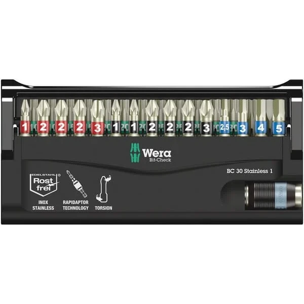 Wera - SC071109 - Schraubendreher-Bitsatz BC Edelstahl