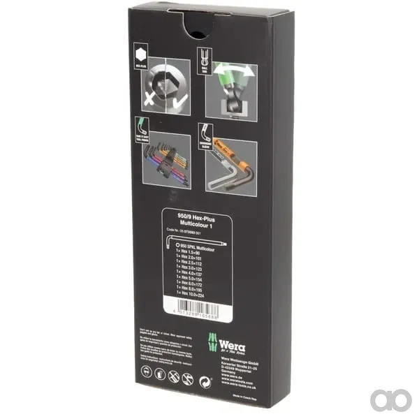 Wera - SC073593 - Winkelschraubendreher-Set, 9-Teilig