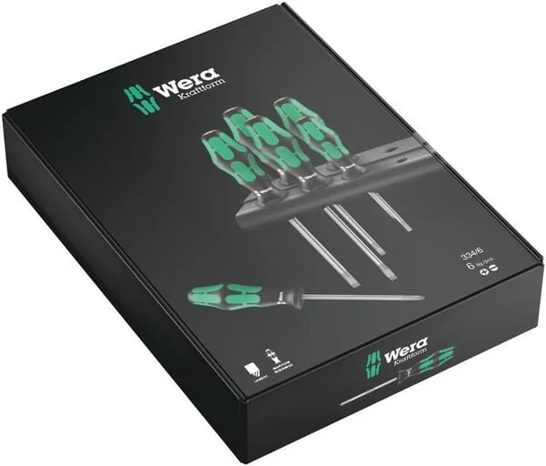 Wera - SC3346 - Rack-Schraubendreher-Set Kraftform Plus Lasertip und Rack