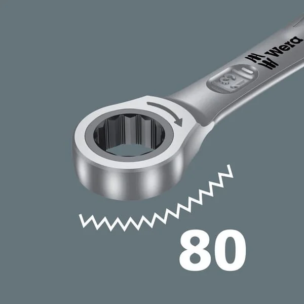 Wera - SL020013 - Doppelmaul-Ringschluessel-Satz 11-Teilig