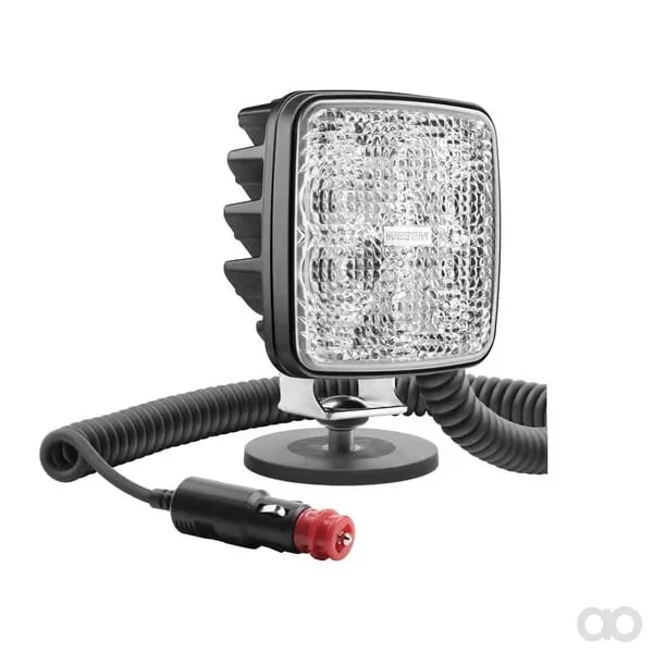 Wesem - CRK2B5429002 - Arbeitsleuchte LED Mit Schalter, R23, 22W, 1600LM, Quadratisch, 12-24V, 145x105x50mm, Weitstrahler