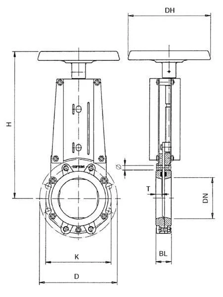 WEY - DN100VNAN - Metallventil Und Handrad 100mm