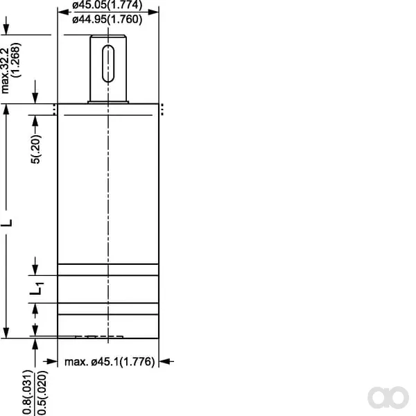 White - OML8151G2001 - Orbitmotor, Welle Diameter 16 Hinten