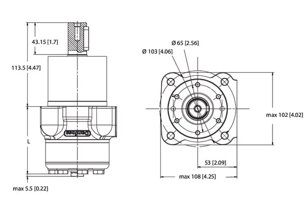 White - OMPWX31511185885 - Hydraulikmotor OMPW315