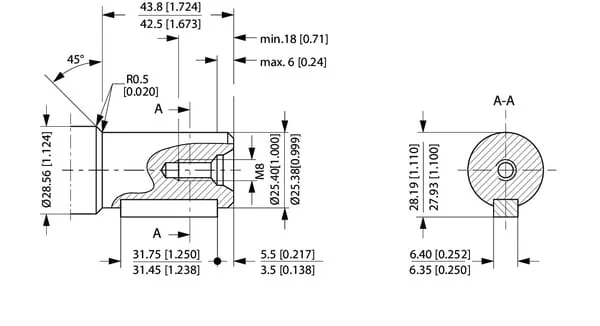 White - OMPX20011186046 - Orbitmotor, Welle Diameter 1", Flansch C