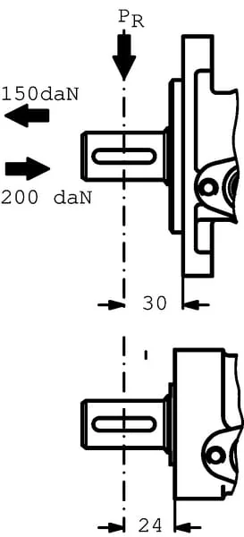 White - OMR1001511233 - Orbitmotor, Welle Durchmesser 25