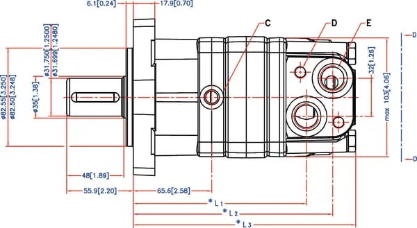 White - OMS100151F2201 - Orbit-Motor OMS100
