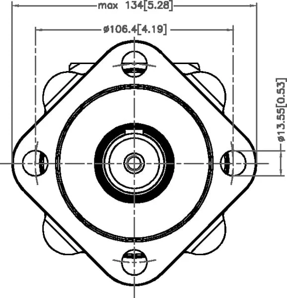 White - OMS400151F0605 - Orbitmotor, Welle Diameter 32, Standard