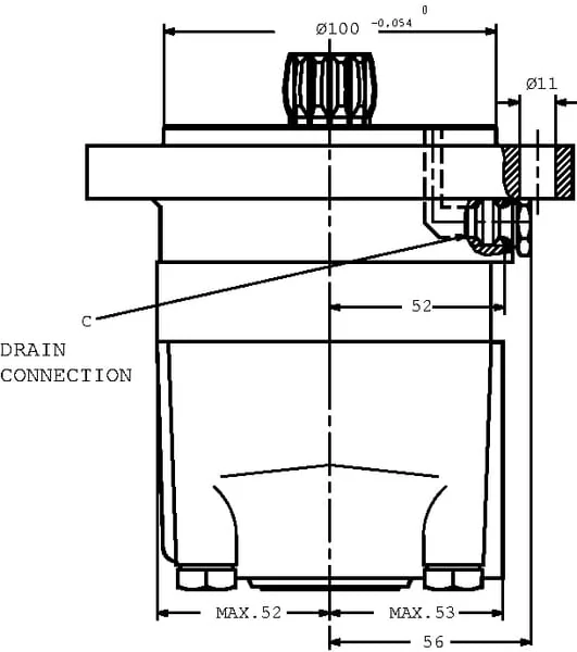 White - OMSS160151F0538 - Orbitmotor Kurz