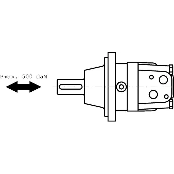 White - OMSW80151F0521 - Radmotor, Welle Diameter 32 Parallel